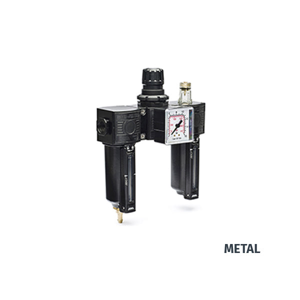 E/13 MIGNON - Gruppo filtro regolatore e lubrificatore modulare - TECNOPOLIMERO o METALLO - Ani E/13 MIGNON - Gruppo filtro regolatore e lubrificatore modulare - TECNOPOLIMERO o METALLO - Ani